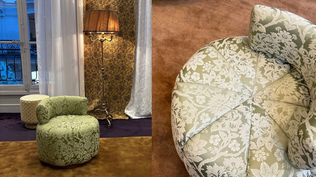 collab lelièvre paris et clovi paris collection de mobilier sur-mesure tissus quenin festivités. design week 2026