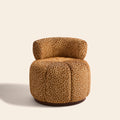 Fauteuil léopard - fauteuil design CLOVI PARIS en jacquard de velours - coloris fauve cognac - fauteuil pivotant design - fauteuil Paris - Fauteuil boudoir - fauteuil salon - fauteuil chambre à coucher - fauteuil sur-mesure - particuliers, architectes, hospitality - fabrication française sur-mesure - custom-made armchair - luxury furniture - french savoir-faire - leopard armchair - swivel design armchair