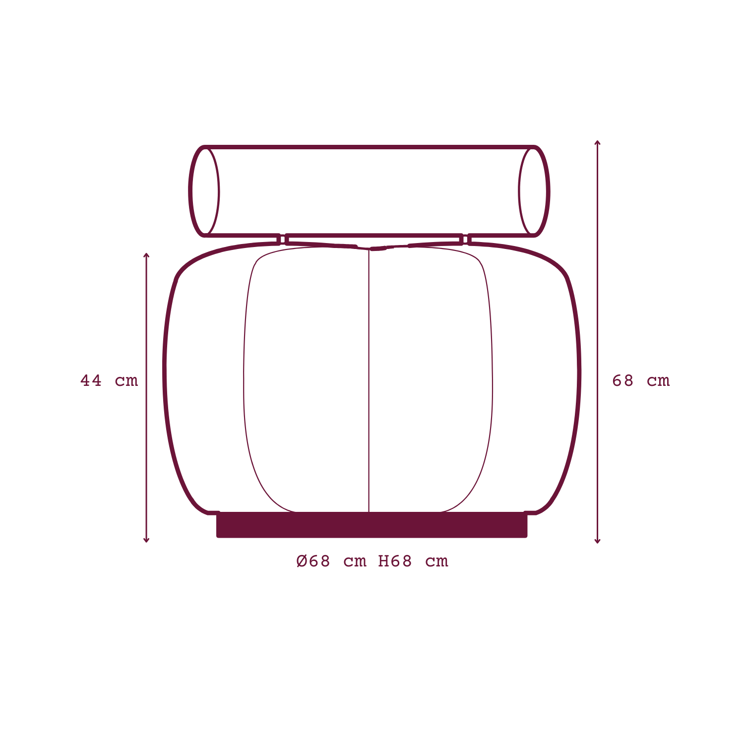 Le Gainsbourg - Fauteuil Pivotant Design - Tissu Faon Nobilis